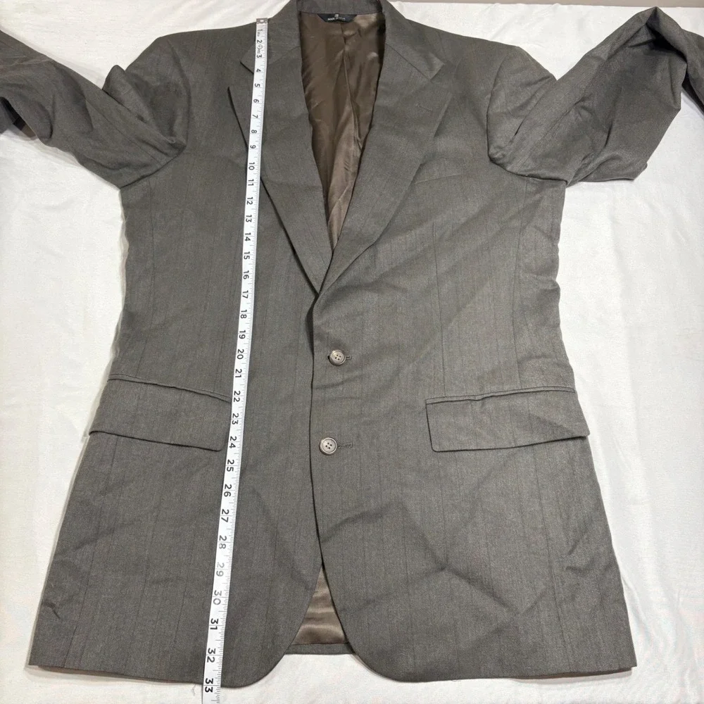 Vintage Polo University Club Ralph Lauren Blazer Mens 42 Gray Wool Sport Coat 90